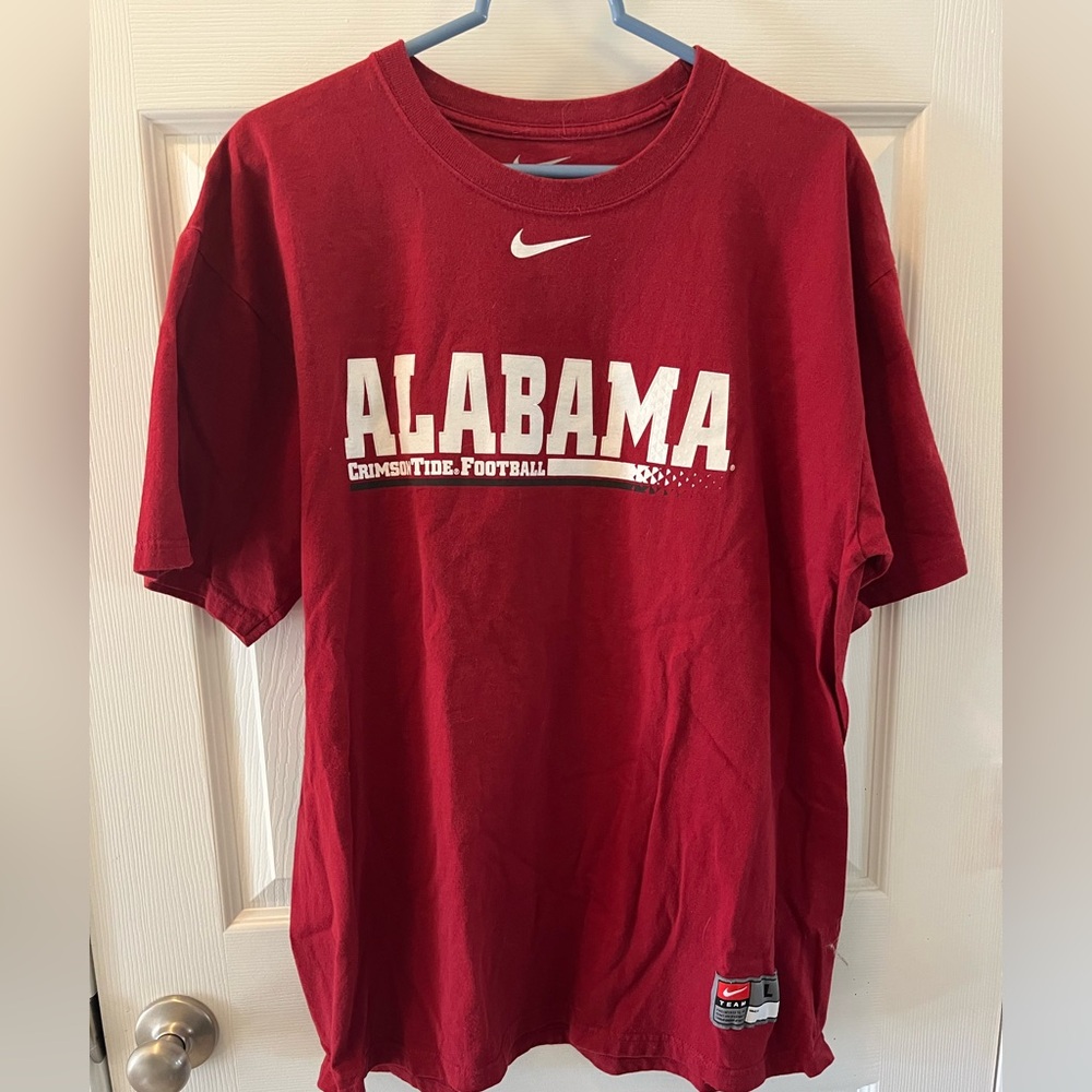 Nike Alabama Football Red Team Apparel Shirt